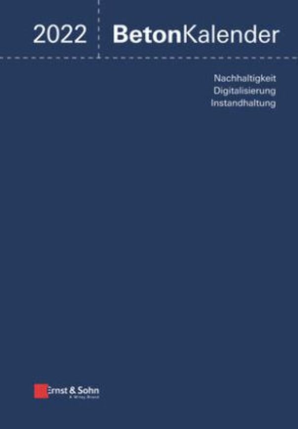 Beton-Kalender 2022  - Einzelbezug