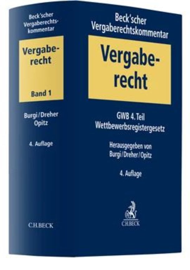 Beck'scher Vergaberechtskommentar  Band 1