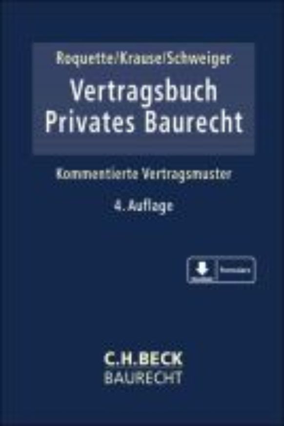 Vertragsbuch Privates Baurecht