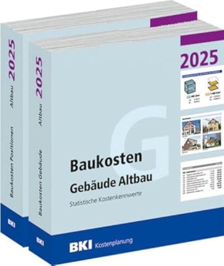 BKI Baukosten Gebäude + Positionen Altbau 2025 Kombi-Paket